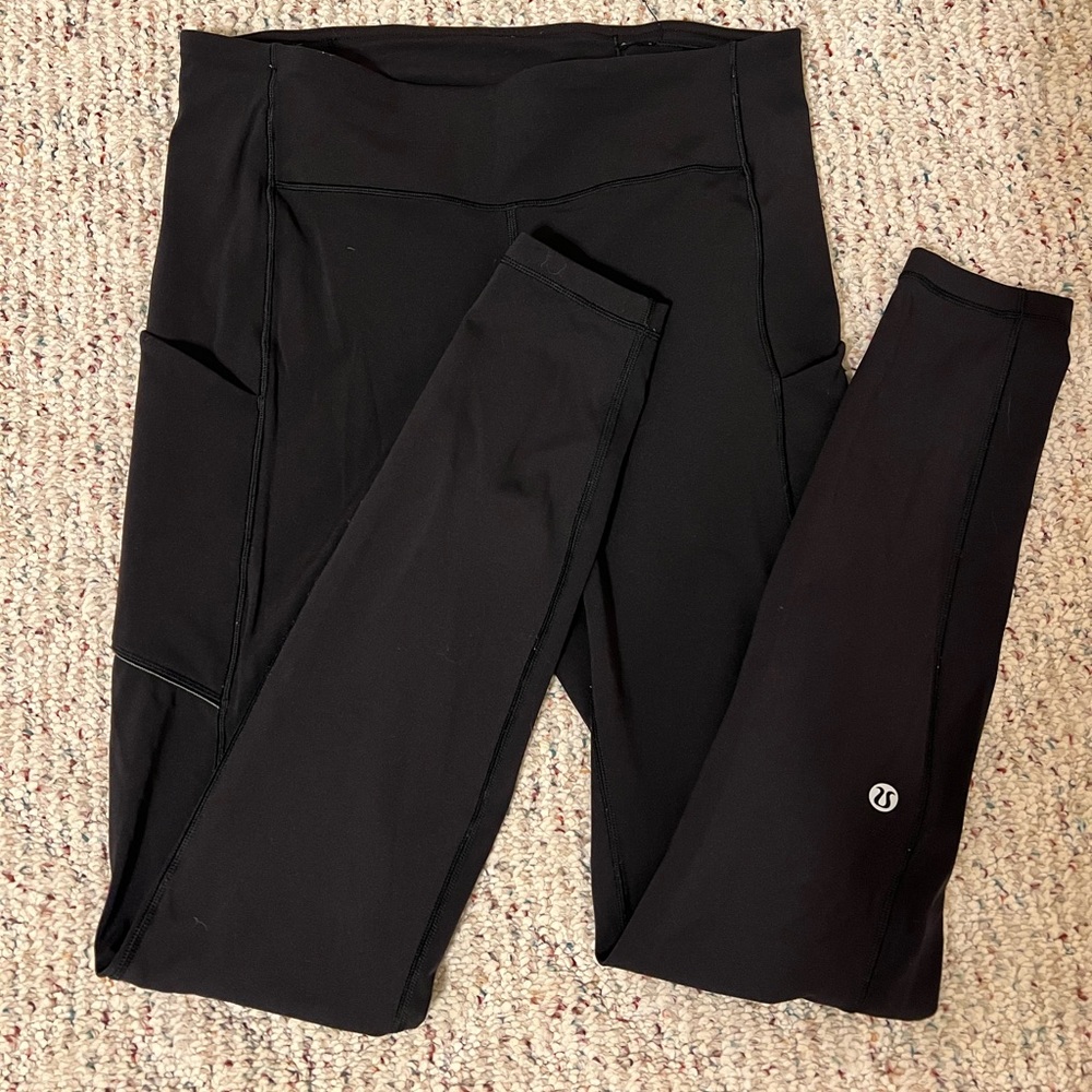 Lululemon Fast and Free leggings. 28’ size 8